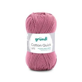 Fil À Tricoter Cotton Quick Uni - Gründl - Ppsc - Certifié Oeko-Tex. Color : 159 Violet