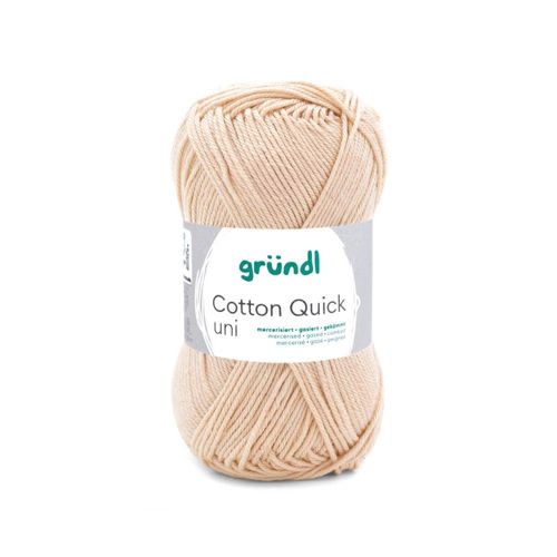 Fil À Tricoter Cotton Quick Uni - Gründl - Ppsc - Certifié Oeko-Tex. Color : 171 Marron