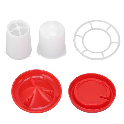 Kit d'alimentation et d'abreuvoir pour poussins Conception ¿¿ manchon rotatif Alimentation et abreuvement automatiques Combinaison d'alimentation et d'abreuvoir pour volailles
