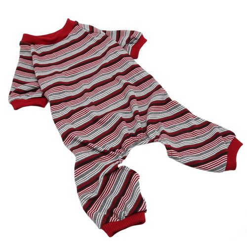 Pyjama Pour Chien Doux, Extensible, Lavable En Machine, Pull Ray¿¿ ¿¿ 4 Pattes, V¿ºtements De Nuit Pour Chiot, Pour Le Printemps, La Maison, S