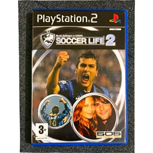 Soccer Life 2 (Ps2) | Simulation De Vie De Footballeur | Version Pal | Audio Français | Créez Votre Joueur Et Gérez Sa Carrière Pro | Jeu De Sport Et Gestion | Vendu Par Blaspo Fr