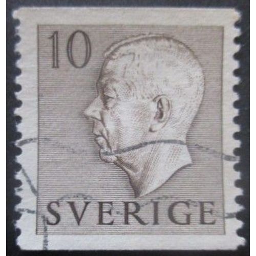 Suede N°381 Gustave 6 Oblitéér