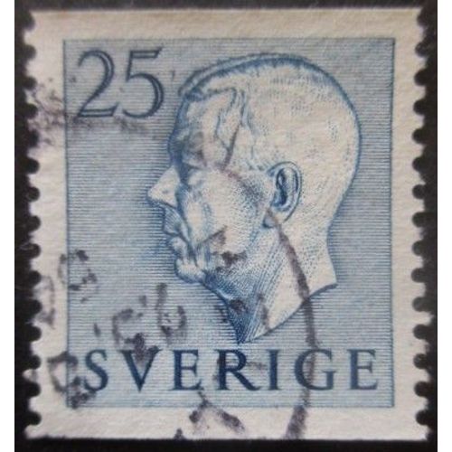 Suede N°382 Gustave 6 Oblitéré