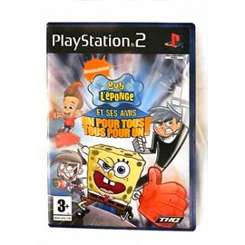 Bob L'Éponge Et Ses Amis : Un Pour Tous, Tous Pour Un ! (Ps2) | Jeu D¿Action-Aventure Nickelodeon | Version Pal | Jeu En Français | 4 Héros Réunis Pour Sauver Le Monde | Dessin Animé Interactif | Vend