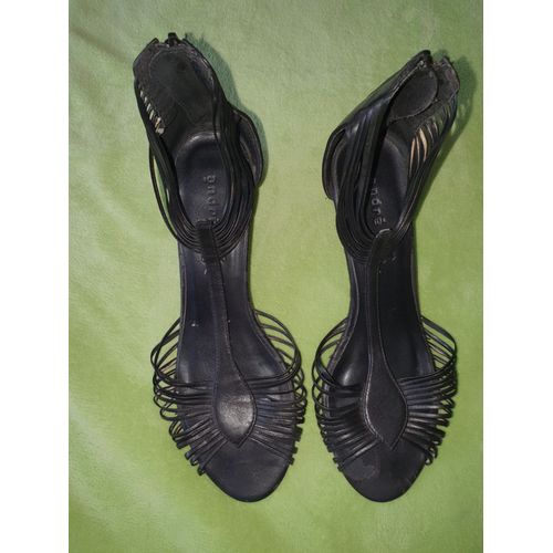 Sandales Noires Talons Compensés Taille 40