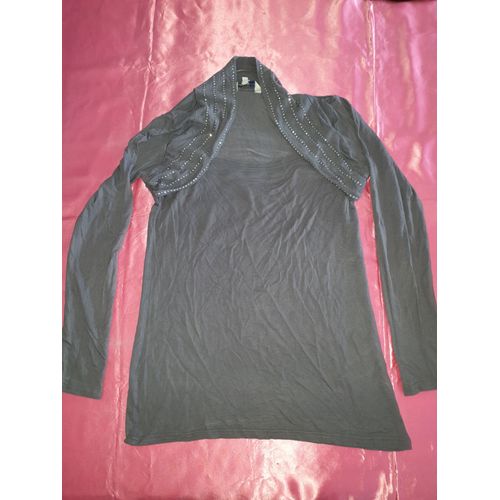 T Shirt Gris Et Paillettes Taille Xl