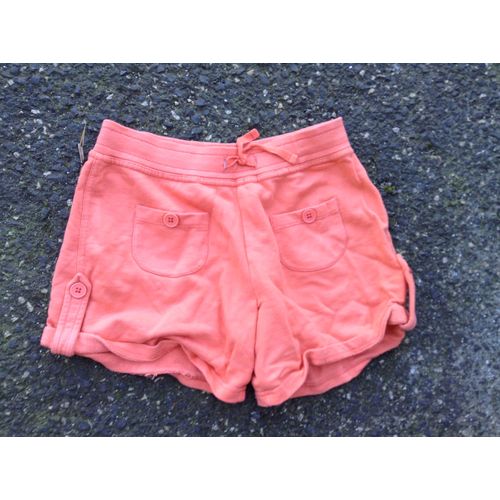 Short Orange T 12 Ans 100 % Coton