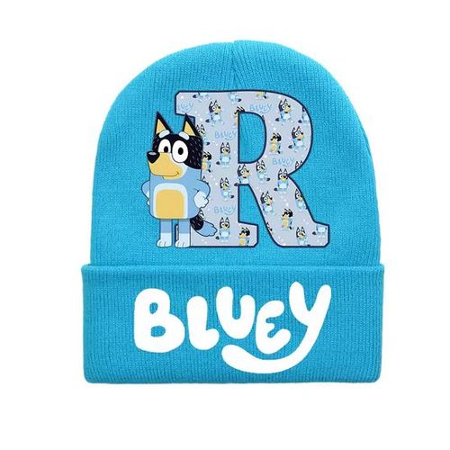 Bonnet Bluey Bingo Pour Enfants. Taille Unique - Lettre R