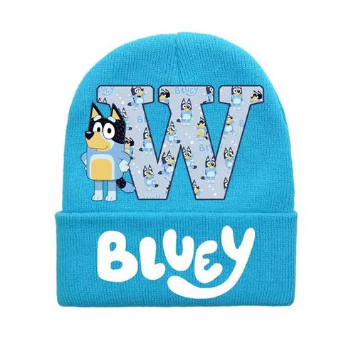 Bonnet Bluey Bingo Pour Enfants. Taille Unique - Lettre W