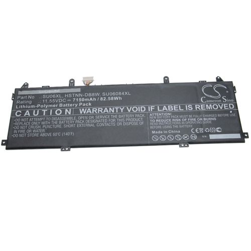 vhbw Batterie compatible avec HP Spectre x360 15-DF0999NB ordinateur portable (7100mAh, 11,55V, Li-polymère)