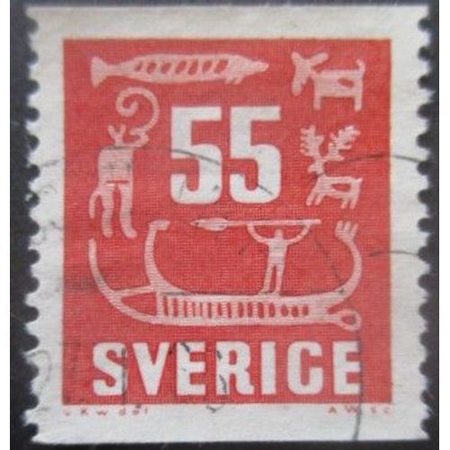 Suede N°424 Oblitéré
