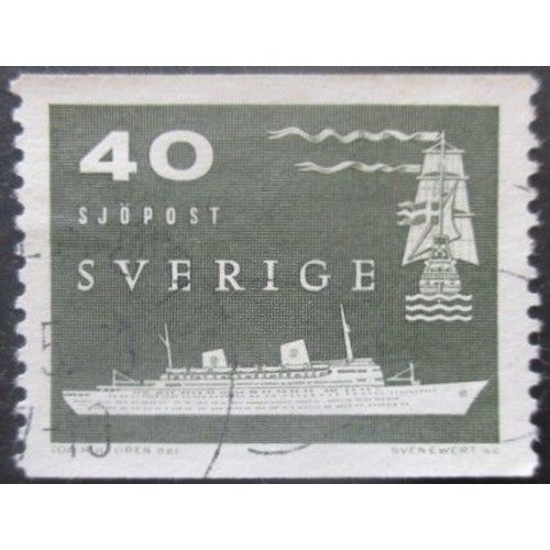 Suede N°428 Bateau Oblitéré