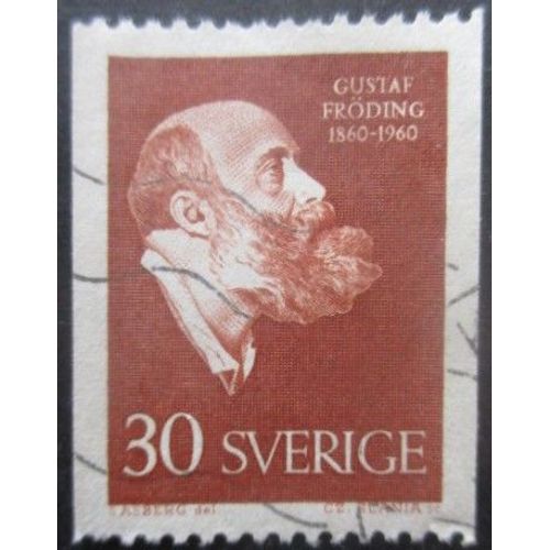 Suede N°452 Gustaf Froding Oblitéré