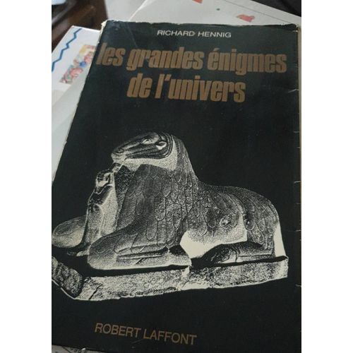 Les Grandes Énigmes De L'univers. Bibliothèque Des Grandes Énigmes