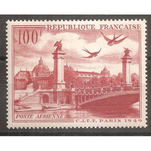 Pa 28 (1949) Poste Aérienne C.I.T.T N** (Cote 9e) (9526)