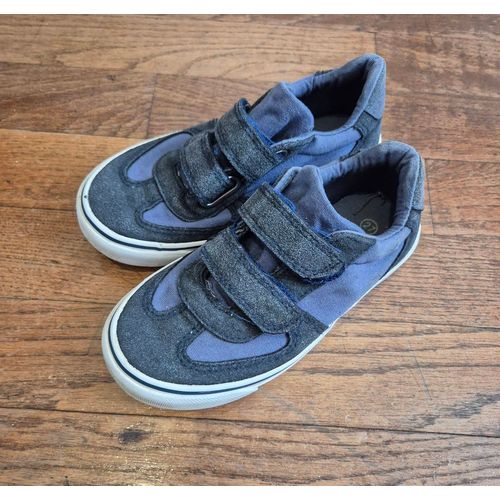 Tennis Garcon Bleu A Scratch Monoprix Taille 27