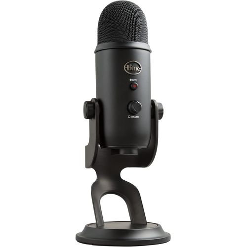 NAERYUT-Blue Microphones Yeti Micro Usb For Recording,Streaming,Gaming,Podcast,Pc&Mac,Condenser,With Blue Vo!Ce Effects,Adjustable Stand,Plug And Play¿Black