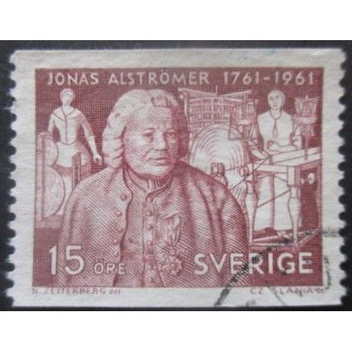 Suede N°484 Jonas Alstromer Oblitéré