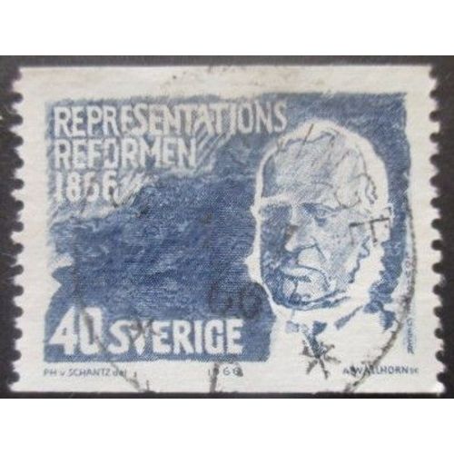 Suede N°539 Louis De Geer Oblitéré
