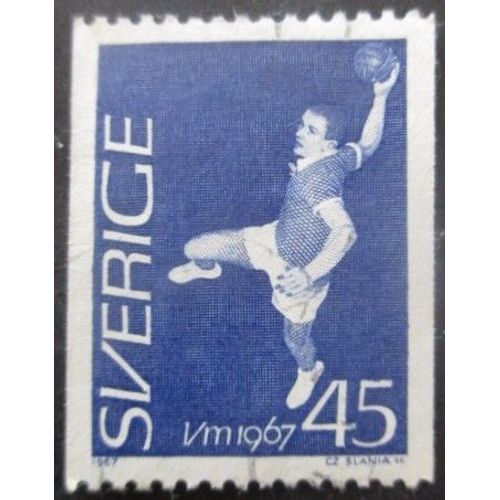 Suede N°554 Championnats Du Monde De Handball Oblitéré