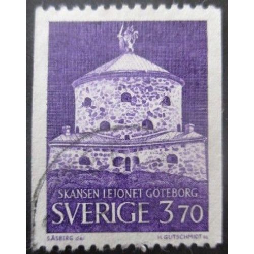 Suede N°556 Forteresse Oblitéré