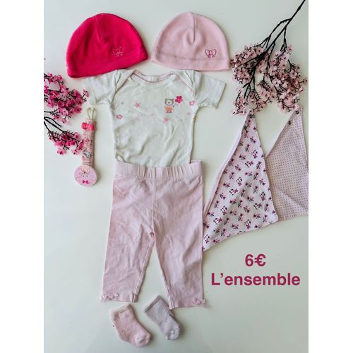 Ensemble/ Lot Naissance Bébé Fille