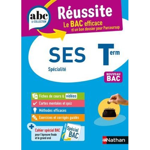 Ses Terminale (Sciences Économiques Et Sociales) - Abc Réussite - Bac 2026 - Enseignement De Spécialité Tle - Cours, Méthode, Exercices Et Sujets Corrigés - Epub