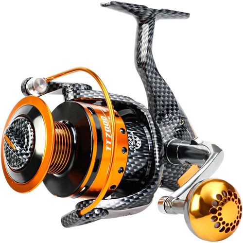 Meimieshop-Cannes À Pêche-12+1 Bb Avec Moulinets Légers Et Lisses,Traînée Puissante En Fibre De Carbone Pour Pêche Au Sel Et En Eau Douce