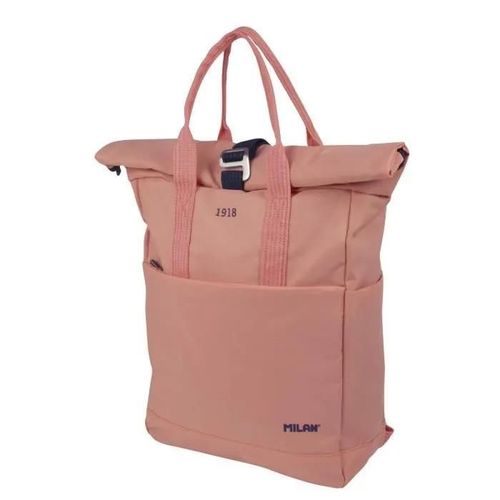 Sac à dos urbain avec fermeture supérieure enroulable (10 l) série 1918 Rose