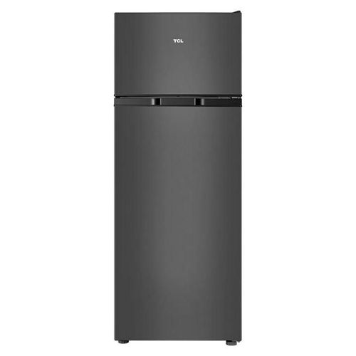 Réfrigérateur-congélateur TCL RF207TSE0 - congélateur haut - 55x54.5x144 cm (lxpxh) - 207 litres - classe E - Argent foncé