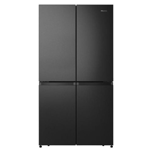 Réfrigérateur-congélateur Hisense RQ758N4SBFE - congélateur inférieur à porte française - WiFi - 91.2x72.5x178.5 cm (lxpxh) - 609 litres - classe E - inox noir