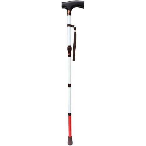Meimieshop-Aluminium Canne Blanche Pliante Pour Malvoyantcanne De Marche Pliable -Se Plie En 4 Parties,80cm-90cm