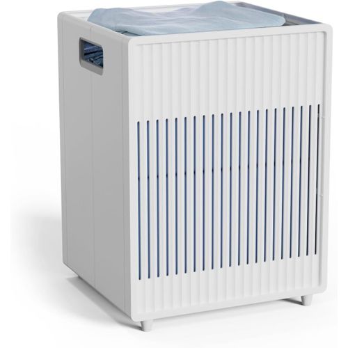 meimieshop-Panier À Linge Pliable Blanc,40L Grande Corbeille À Linge Sale Avec Poignées En Plastique,Bac A Linge Pliable Laundry Basket,Mural Ou Plat,Bac Rangement Déco,33X26X44Cm