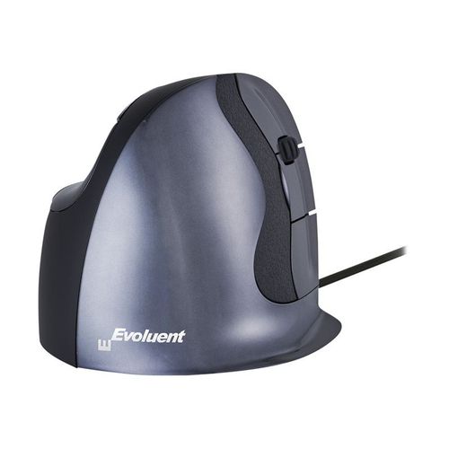 Bakker Elkhuizen Evoluent D Large - Souris verticale - ergonomique - pour droitiers - optique - 6 boutons - filaire - USB