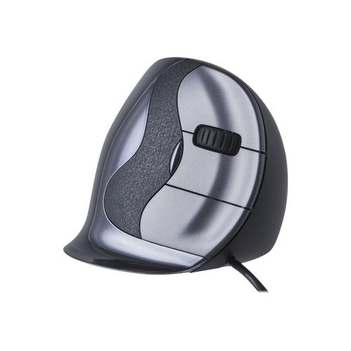 Bakker Elkhuizen Evoluent D - Souris verticale - pour droitiers - optique - 6 boutons - filaire - USB