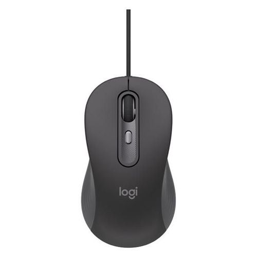 Logitech Signature M520 L for Business - Souris - droitiers et gauchers - optique - 4 boutons - filaire - USB-C