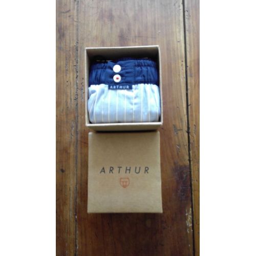 Caleçon Arthur Homme Club Rayures Taille S