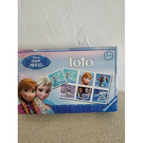 Jeu De Loto La Reine Des Neiges. Jeu Complet