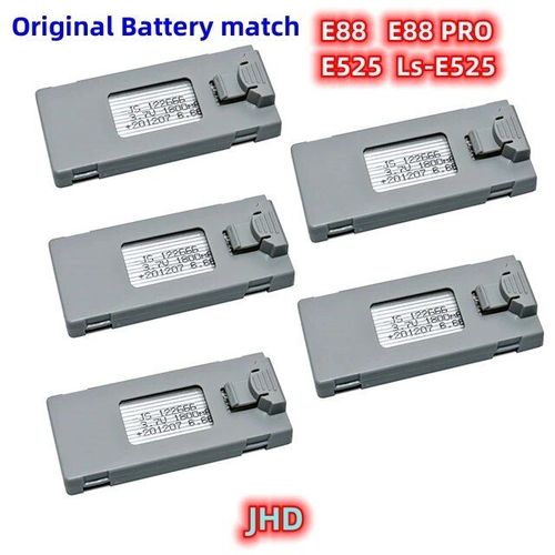 E88 Pro Gray 5b - Jhd Drone Batterie Pour Ls-E525 Efruitpro Mini Rc Drone Batterie 4k Drone E88 Pro Rc Avion-Générique