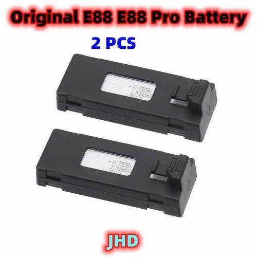 E88 Pro Black 2b - Jhd Drone Batterie Pour Ls-E525 Efruitpro Mini Rc Drone Batterie 4k Drone E88 Pro Rc Avion-Générique