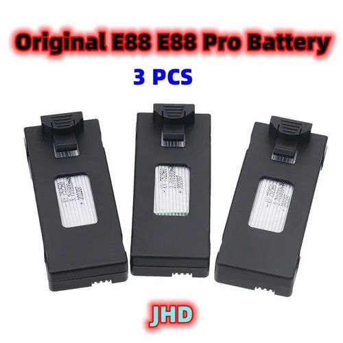 Batterie E88 Pro 3 - Jhd Drone Batterie Accessoire Pour Ls-E525 Efruitpro Mini Uability Drone Batterie 4k Drone Pièce De Rechange Batterie-Générique
