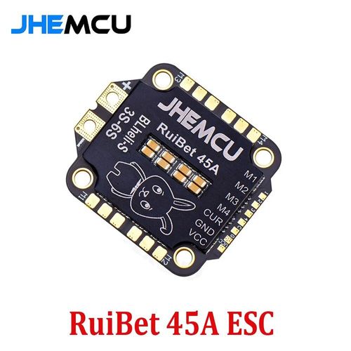 45a - Jhemcu Ruibet-Brushless Esc Drone, Blheli_S Dshotfemale, 4 En 1, 3-6s, 30.5x30.5 Figuré Pour Rc Fpv, Frekouflight Contrmatérielle-Générique