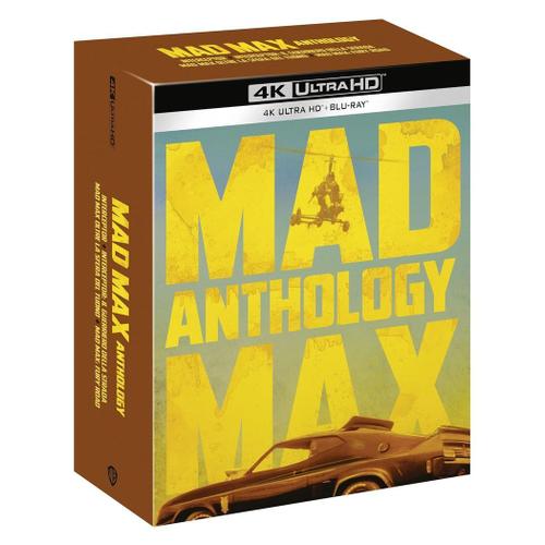 Coffret Coffret Mad Max Anthologie 4 Films 10 Discs (4 4k Ultra + 4 Blu-Ray + Dvd Bonus) - Import Italie Vf Incluse Sur Les 2 Formats (Sauf Sur Le Blu-Ray Fury Road Version Cinéma Et Black And Chrome