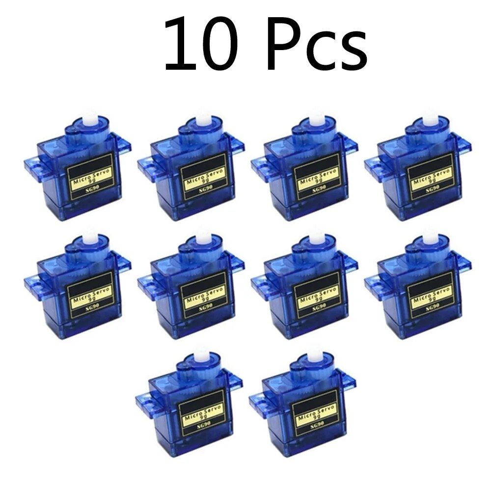 10 Pcs Sg90 - Micro Engrenage D.Lique Mg90s Servo Pour Avion...