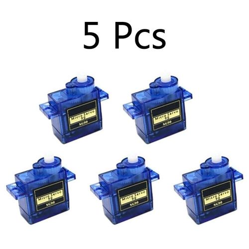 5 Pcs Sg90 - Micro Engrenage D.Lique Mg90s Servo Pour Avion Rc, Hélicoptère, Bateau, Voiture, Accessoire De Jouet Pour Enfants, Haute Vitesse, 9g, 10/5 V- 6v, 4.8 Pièces, Nouveau