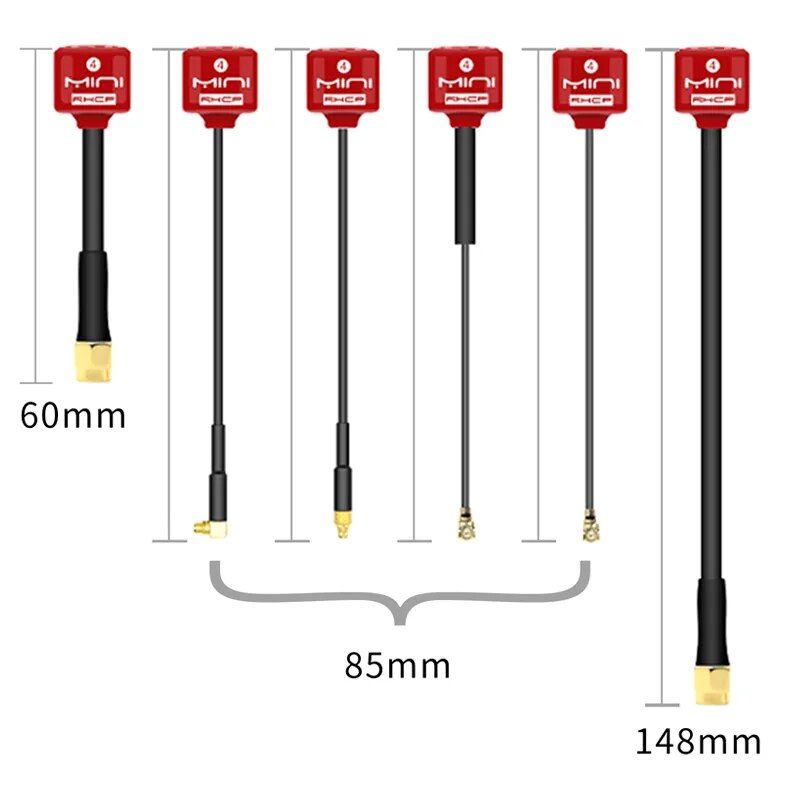 Ufl Vert Normal - Mini Rhcp 5.8g Lollipop 4 Antenne  Gain ... - 2