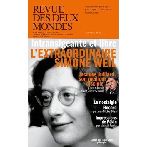 Revue Des Deux Mondes Octobre 2023