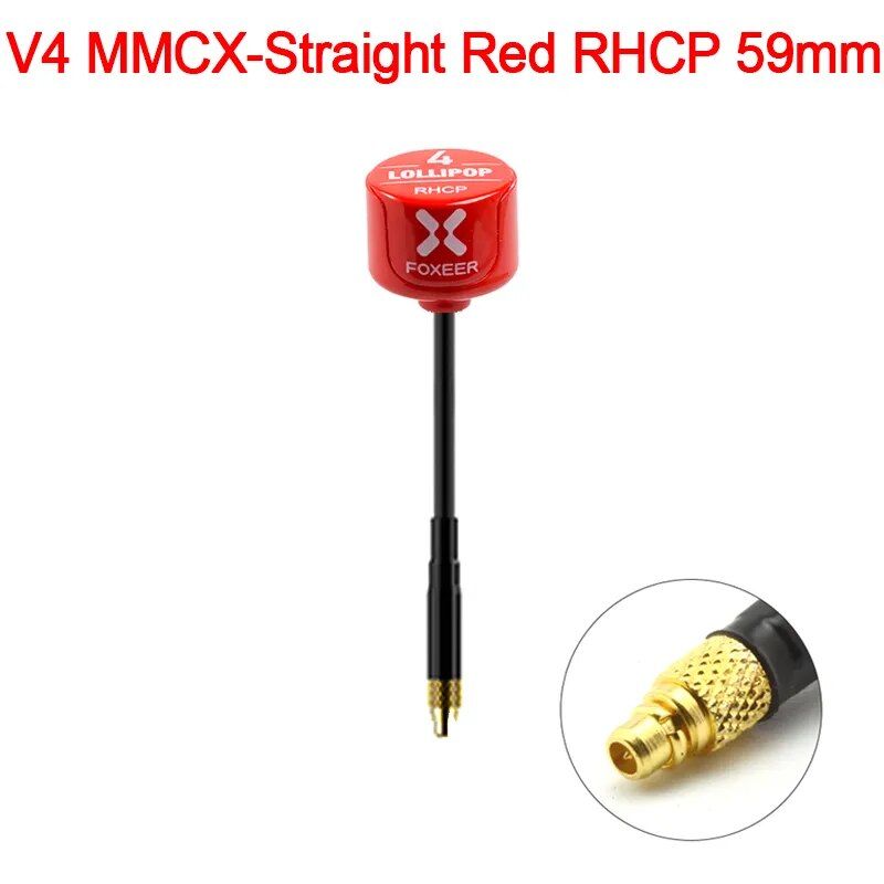 V4 Rouge Mmcx-S 59 Mm - Original Enracin Eer Sucette 4 V4 A...