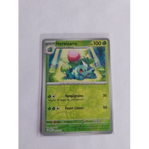 Pokemon Herbizarre 002 / 165 Reverse