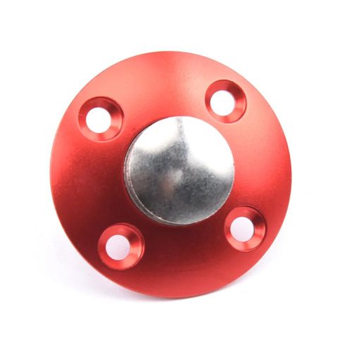 Rouge Avec Magnétique - Point De Remplissage De Carburant En Alliage Cnc Avec Ou Sans Port De Prise Magnétique, Bateau Rc, Avion, Système De Fumage, Gaz Combustible, Avion